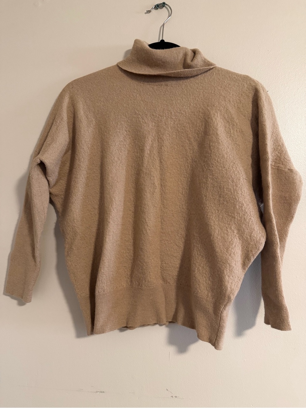 Tahari Beige Turtleneck Sweater